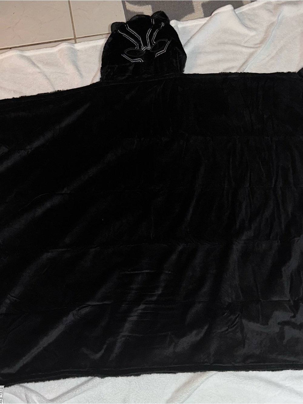 New Marvel Black Panther Kids' Hooded Blanket